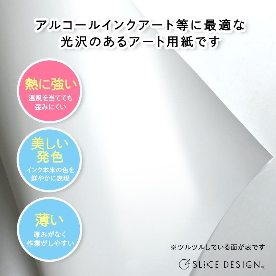 SLICE DESIGN アート用合成紙 A1サイズ 10枚入り Art Paper : リコロ