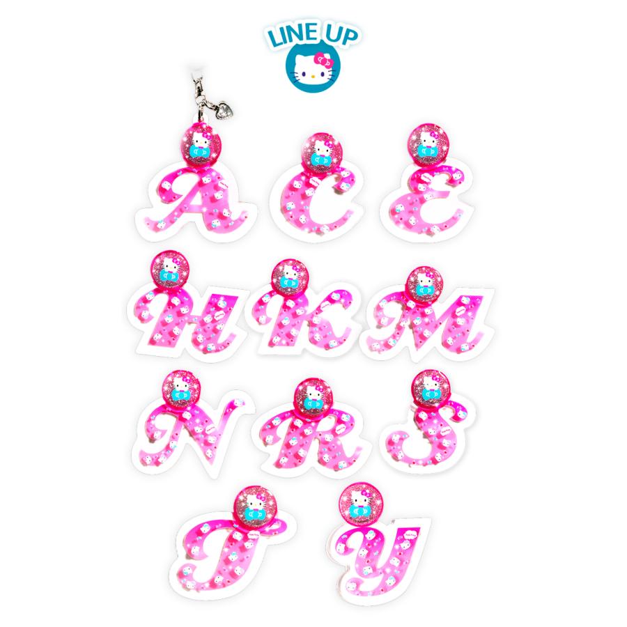 sanrio ハローキティ アルファベット小 アクリル チャーム