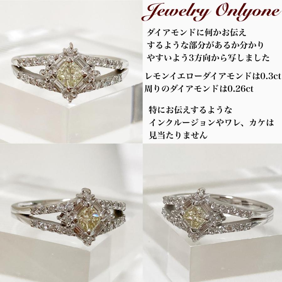 ダイアモンドリング K18ホワイトゴールドリング ファッシンジュエリー指輪 本物の宝石 レディースジュエリーの画像