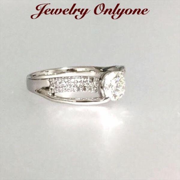 ダイアモンドリング  プラチナリング センター0.7ct ダイアモンド 指輪 本物の宝石 レディースジュエリー｜j-onlyone｜05