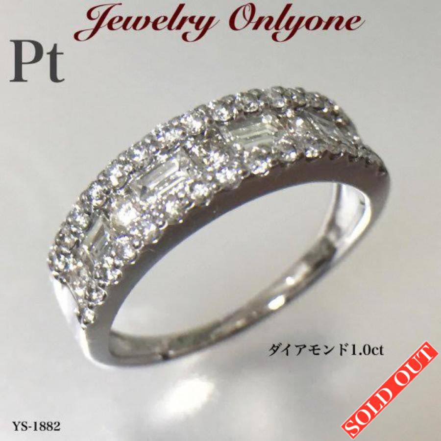 ダイアモンドリング  プラチナリング 1ct ダイアモンド 指輪 本物の宝石｜j-onlyone