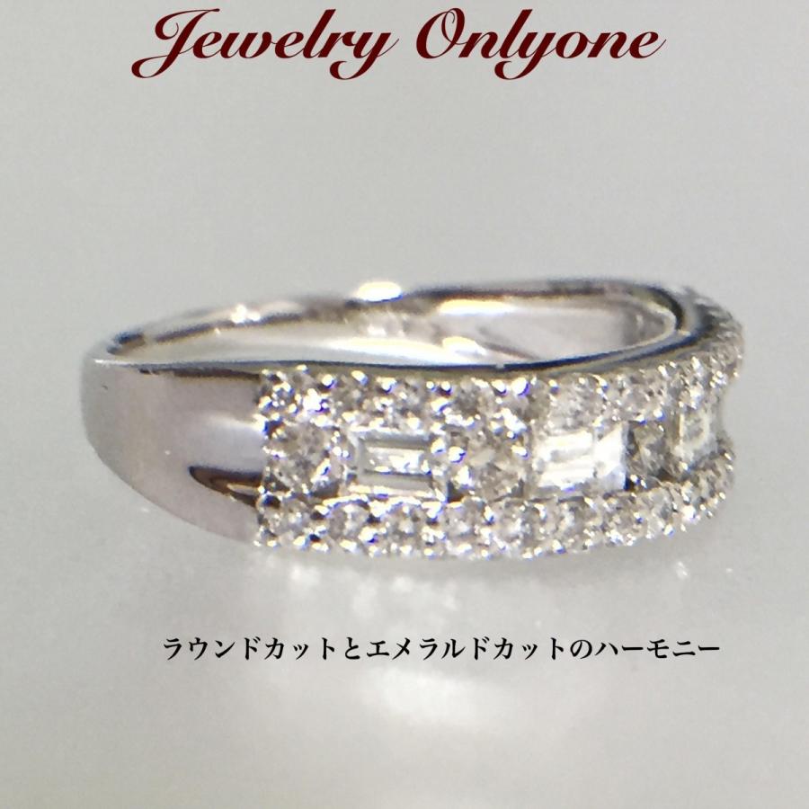 ダイアモンドリング  プラチナリング 1ct ダイアモンド 指輪 本物の宝石｜j-onlyone｜02