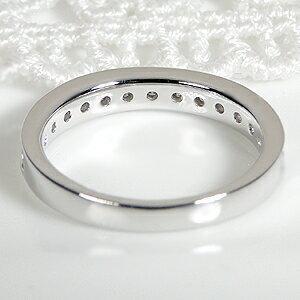 ダイヤモンドエタニティリング Pt900 0.6ct フチあり  リング プラチナ ダイヤ 人気 可愛い ダイヤ 指輪 ギフト 女性 贈り物 重ね着け 0.6カラット 323937の画像