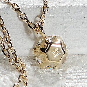 ダイヤモンド ネックレス K18YG 0.30ct 一粒 イエロー ゴールド ダイヤ 