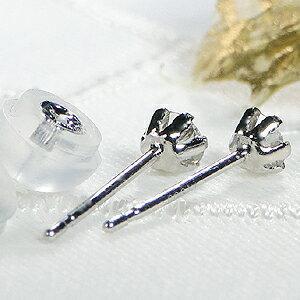 天然ダイヤモンド 計0.7ct pt900 6本爪 一粒スタッドピアス