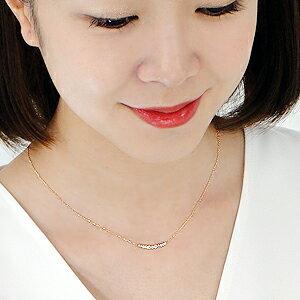 ダイヤモンド ライン ネックレス K18YG イエロー ゴールド 0.27ctUP ダイア グラデーション ペンダント 人気 ダイヤ ジュエリー プレゼント 326343