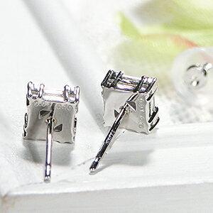 パライバトルマリン　ピアス　pt900 ダイアモンド　プラチナ プラチナ パライバトルマリン ダイヤモンド ピアス Pt900 四角
