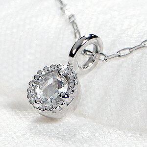 ローズカット ダイヤモンド プチ ネックレス Pt900 0.06ct プラチナ 