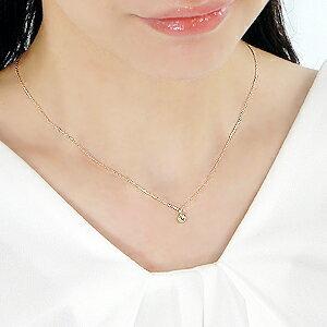 専用 K18PG ダイヤモンド プチネックレス K18PG ダイヤモンド ネックレス 0.18CT