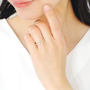 ダイヤモンドエタニティリング K18YG or K10YG 1.0ct 18金 10金 ゴールド フチあり 指輪 ハーフエタ 重ねづけ  シンプル ダイヤ 1.0カラット 330955の画像
