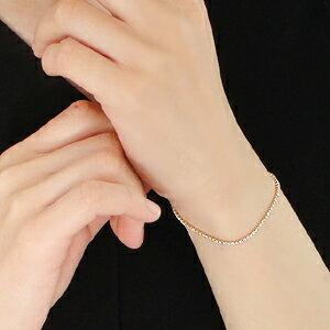 K18YG 約1.01ct〜1.45ctダイヤモンド テニス ブレスレット イエロー ゴールド   人気 可愛い ダイア レディース ジュエリー K18 １８金 女性 贈り物 331371の画像