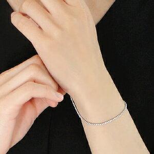 Pt900 プラチナ  約1.01ct〜1.45ctダイヤモンド テニス ブレスレット  人気 可愛い ダイア ブレス レディース ジュエリー 女性 贈り物 331372の画像