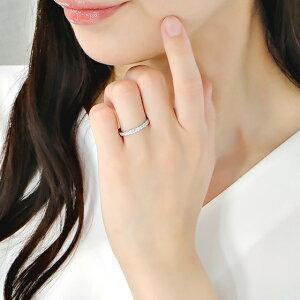 H＆C フチあり ダイヤモンド エタニティ リング Pt950 0.15ct 