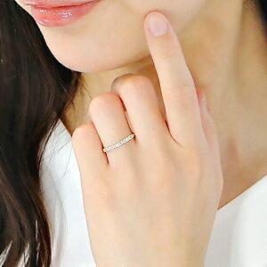 H＆C ダイヤモンド エタニティ リング K18YG 0.2ctUP K18 18金