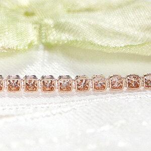 K18 PG ブラウンダイヤモンド テニス ブレスレット 約1.01ct〜1.45ct