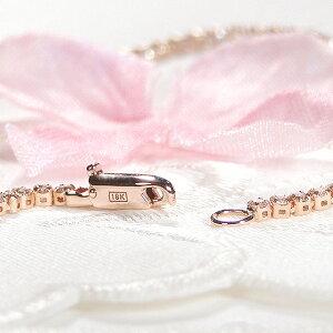K18 PG ブラウンダイヤモンド テニス ブレスレット 約1.01ct〜1.45ct