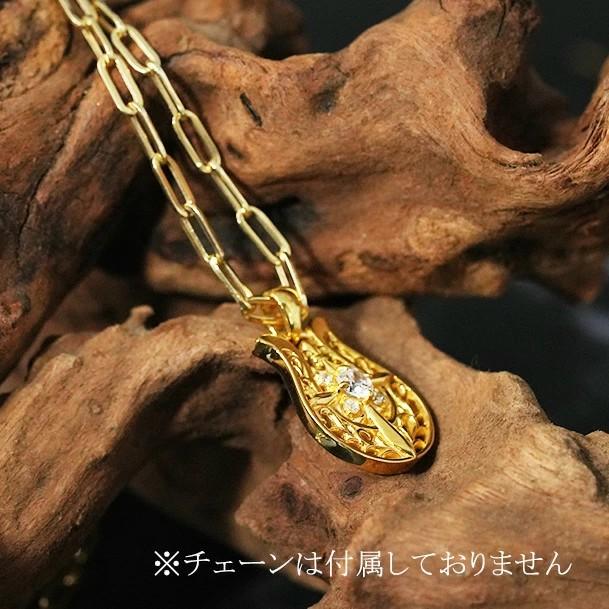 K18YG/K18PG/PT950【メンズペンダントトップ 】高品質　デザイン　地金　ダイヤ【0.13ct】ゴールドネックレス メンズジュエリー１８金 クラシカル 高級の画像