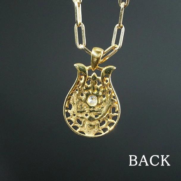 K18YG/K18PG/PT950【メンズペンダントトップ 】高品質　デザイン　地金　ダイヤ【0.13ct】ゴールドネックレス メンズジュエリー１８金 クラシカル 高級の画像