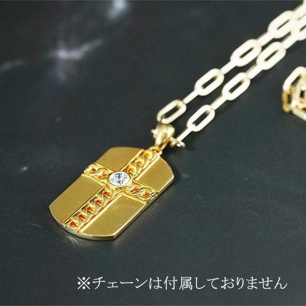 K18YG/K18PG/PT950【メンズペンダントトップ 】 高品質 デザイン 地金 ダイヤ【0.10ct】ゴールドネックレス メンズジュエリー１８金 クラシカル 高級の画像
