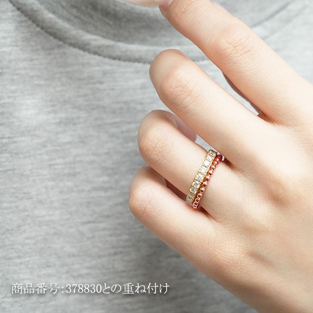 ＼新登場／K18PG /K10PG 地金 ドットリング １８金 ピンクゴールド リング 指輪シンプル 人気 誕生日 ギフト 重ねづけ フルエタニティドットの画像