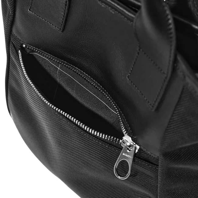 aniaryトートバッグ 15-02005 黒 牛革 美品 aniary（アニアリ） トートバッグ Tote メンズ レディース コーデュラ