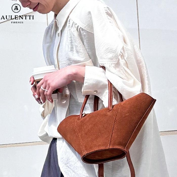 AULENTTI（オウレンティ） トート バッグ レディース スエード レザー