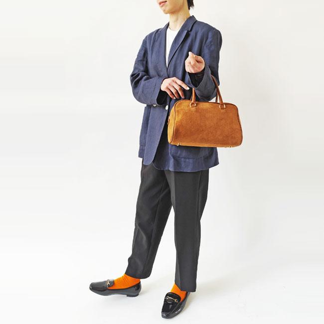 未使用！オウレンティ　スェードミニボストン AULENTTI オウレンティ ハンドバッグ レディース スエード