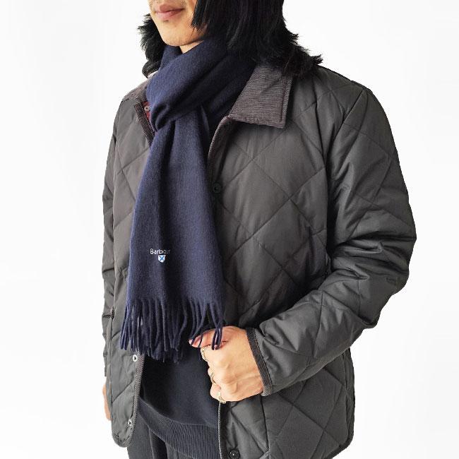 Barbour（バブアー） マフラー 無地 Plain Lambswool Scarf