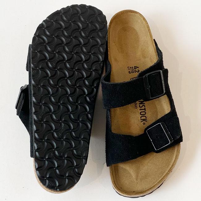 (正規販売店)  ビルケンシュトック サンダル メンズ BIRKENSTOCK Arizona BS アリゾナ 1027152 レギュラーフィット コンフォート スエードレザー  ブラック｜j-piaplus｜13