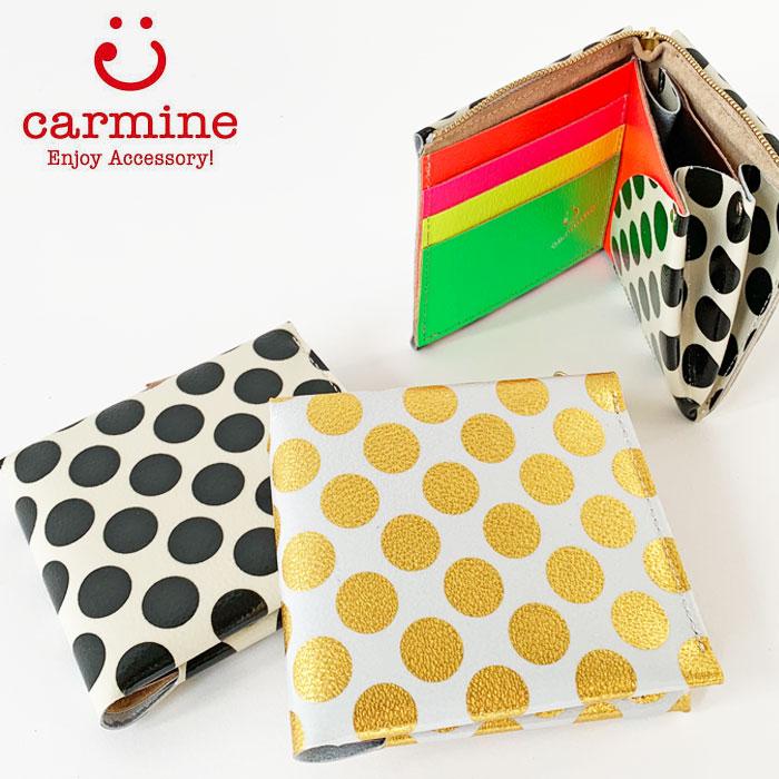 Carmine（カーマイン） 財布 レディース carmine One Wallet Clear Dot