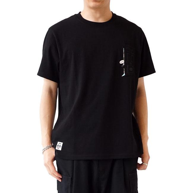 チャムス Tシャツ メンズ CHUMS Go Outdoor Pocket T-Shirt ゴーアウトドアポケットTシャツ CH01-2348 クルーネック 半袖 バックプリント (ゆうパケット対象)｜j-piaplus｜04