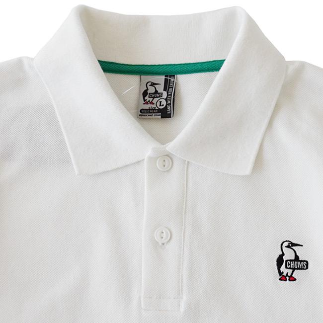 チャムス ポロシャツ メンズ CHUMS Booby Polo Shirt ブービーポロシャツ レギュラーカラー 半袖 鹿の子 コットン ワンポイント CH02-1190｜j-piaplus｜11