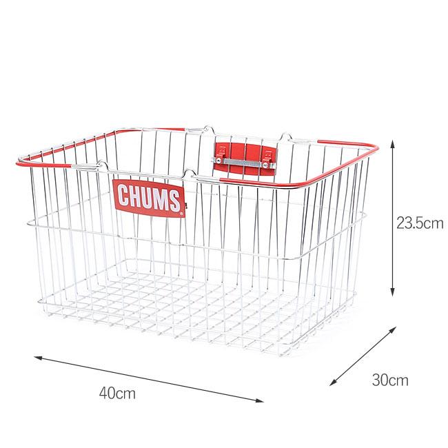 CHUMS（チャムス） スチール バスケット 買い物かご CHUMS Steel