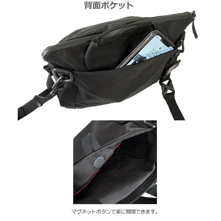 (正規販売店) CODE OF BELL コードオブベル ショルダーバッグ サコッシュ ANNEX LINER SACOCHE 拡張可能 セルフロックマグネット 撥水 COFB-ALR-BLK｜j-piaplus｜10