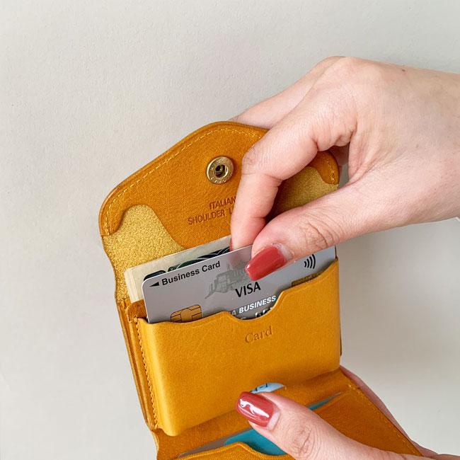 池之端銀革店　Cramp　クランプ　3つ折り財布　ブライドルレザー　キャメル CLAMP 池之端銀革店 財布 Cramp クランプ メンズ レディース