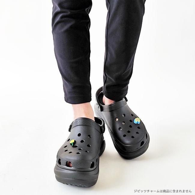 crocs（クロックス） サンダル レディース クラシック ベイ クロッグ CLASSIC BAE CLOG 206302 厚底 フットウェア ...