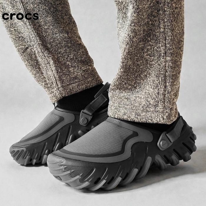 クロックス(crocs)サンダル エコー RO リップストップ クロッグ ブラック 211361-001 カジュアル シューズ… crocs（クロックス） サンダル エコー RO リップストップ クロッグ