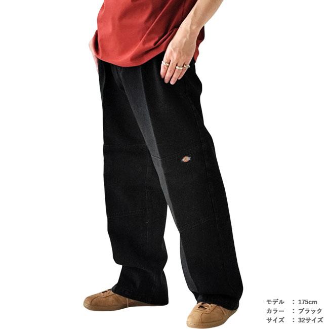 Dickies（ディッキーズ） デニム ダブルニー ワークパンツ 85283 DENIM