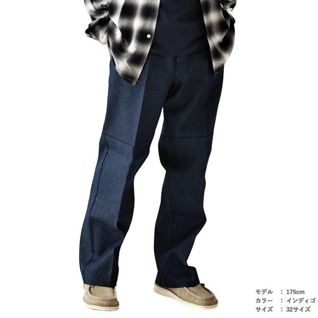 Dickies（ディッキーズ） デニム ダブルニー ワークパンツ 85283 DENIM