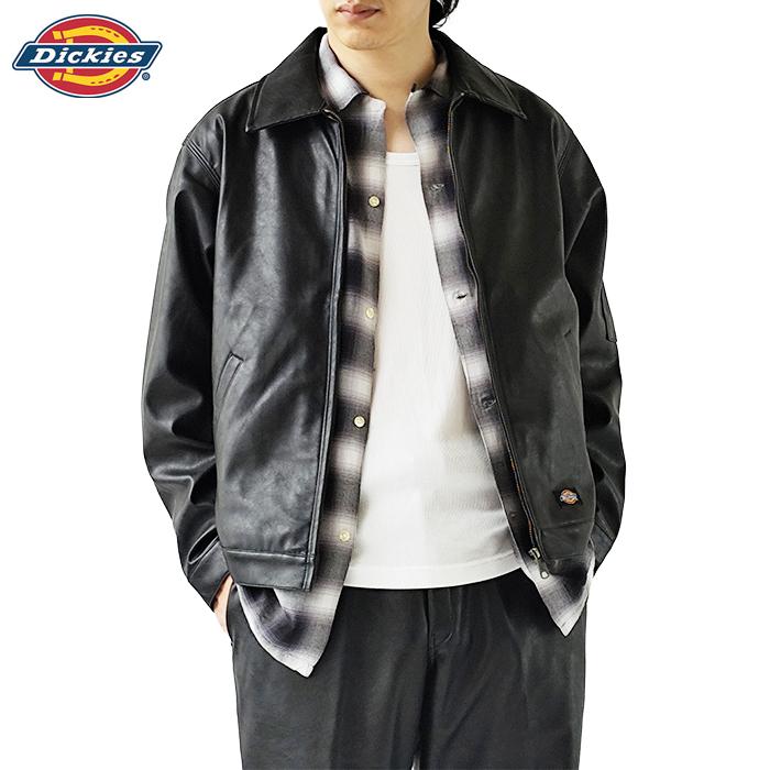 【限定値下げ】Dickies シングルレザーライダース Dickies（ディッキーズ） ジャケット DK F-LETHR EISENH JK フェイク