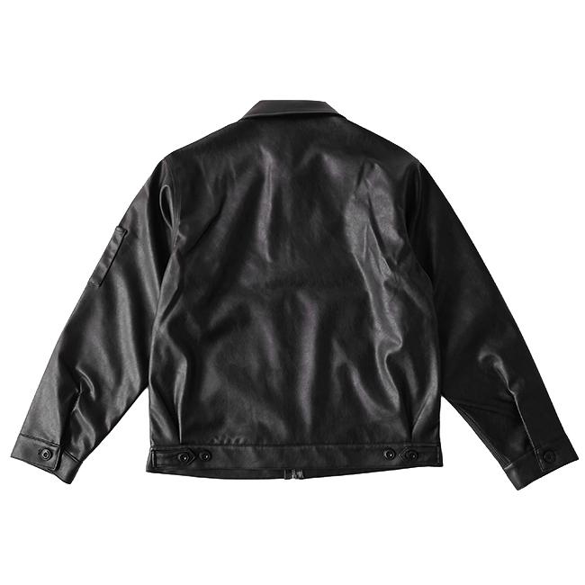 【限定値下げ】Dickies シングルレザーライダース Dickies（ディッキーズ） ジャケット DK F-LETHR EISENH JK フェイク