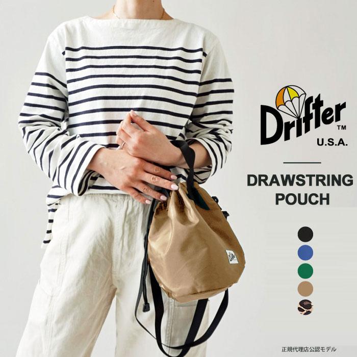 Drifter ドリフター ショルダーバッグ 巾着 ポーチ 2Way ミニ Drifter ドリフター ショルダーバッグ 巾着 ポーチ 2Way ミニ