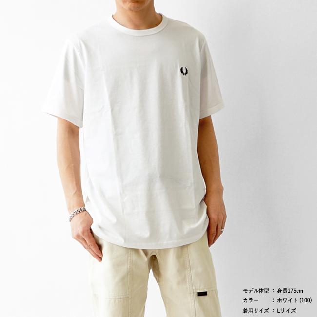 フレッドペリー Tシャツ メンズ FRED PERRY Ringer T-Shirt リンガーTシャツ M3519 クルーネック 半袖 ワンポイント (ゆうパケット対象)(クーポン対象外)｜j-piaplus｜12