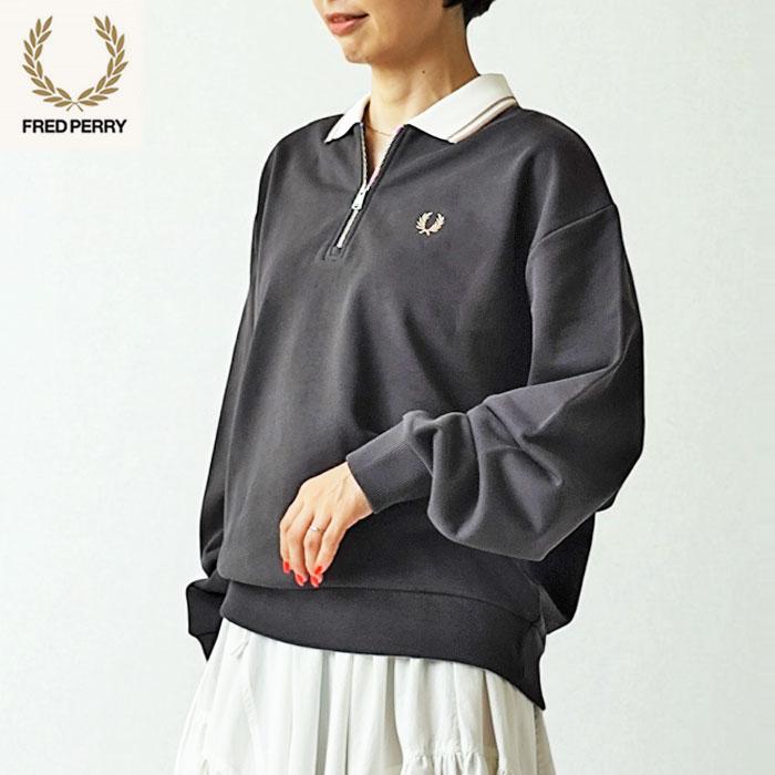 FRED PERRY（フレッドペリー） ハーフジップ スウェット トップス Zip