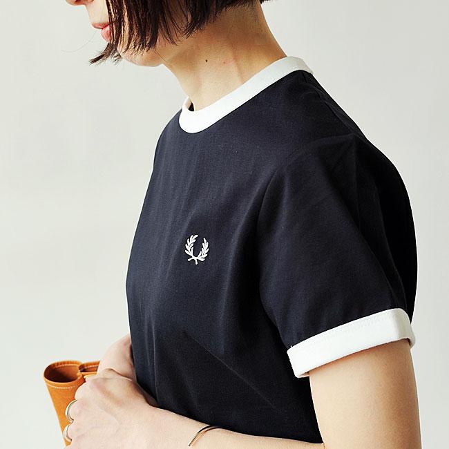 FRED PERRY（フレッドペリー） FRED PERRY Tシャツ Cropped Ringer T