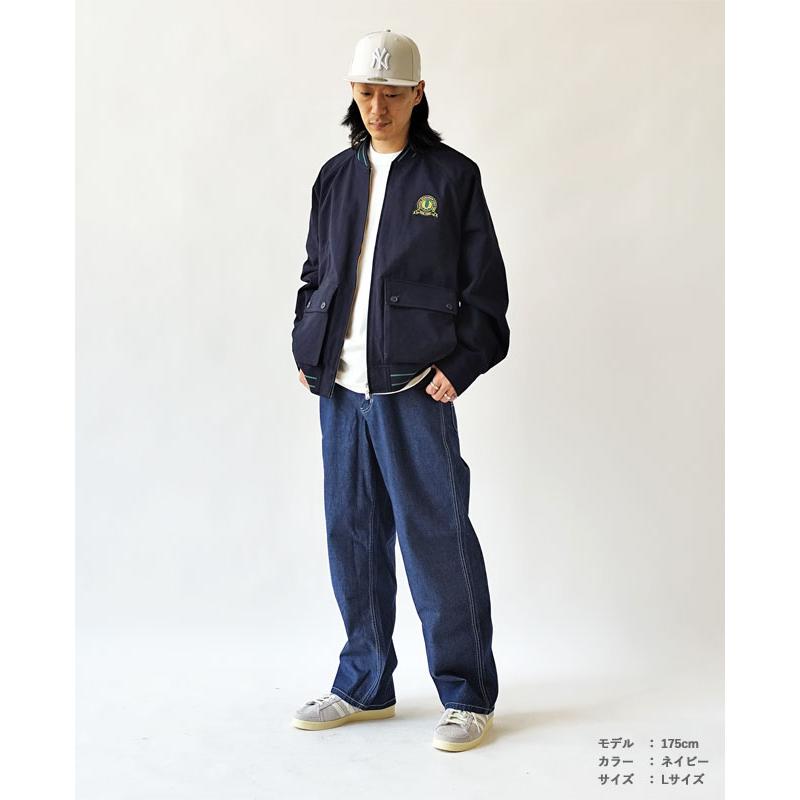 FRED PERRY ネイビー ボンバージャケット　 サイズ38 Twill Tennis Bomber Jacket - Navy | Made In England | Men's