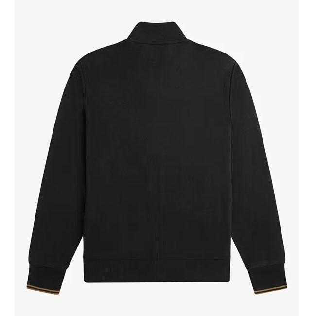 FREDPERRYブラック フルジップジャージ Fred Perry ブラック ジャージ フルジップ - メルカリ