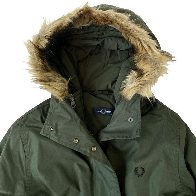 FRED PERRY フレッドペリー モッズパーカー レディース J8170