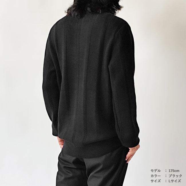 フレッドペリー ジップアップニットカーディガン　ブラック　ドライバーズニット FRED PERRY フレッドペリー ニット カーディガン ドライバーズ