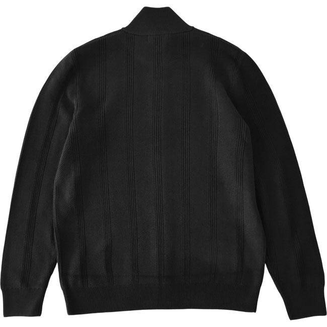 フレッドペリー ジップアップニットカーディガン　ブラック　ドライバーズニット FRED PERRY フレッドペリー ニット カーディガン ドライバーズ